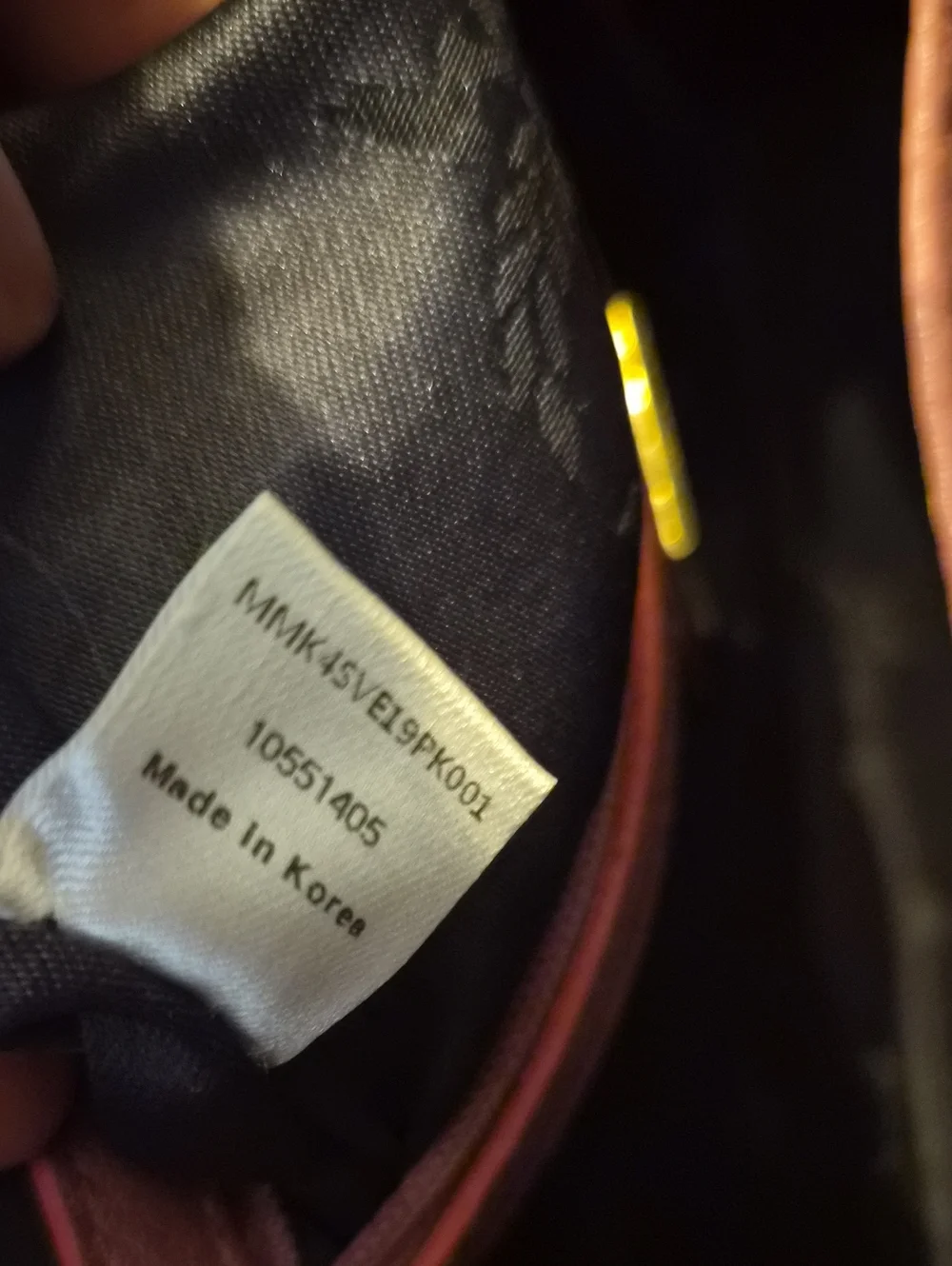 MCM Pink Leather Backpack